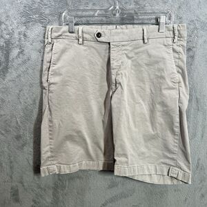 Peter Millar Men's 36 x 9 Collection‎ Concorde Garment Dyed Shorts (Stone) Golf